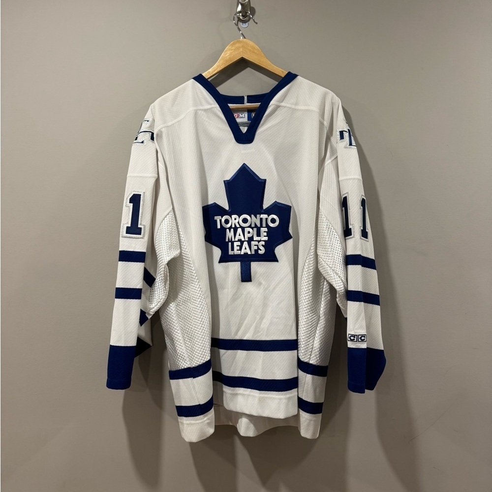 Vintage CCM Maska Toronto Maple Leafs Owen Nolan #11 NHL Hockey Jersey